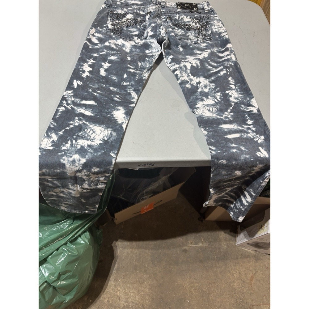 MISS ME Skinny Tie Dye Jeans With Stretch 30x32 RARE & Hard To Find 👖 - Picture 5 of 7